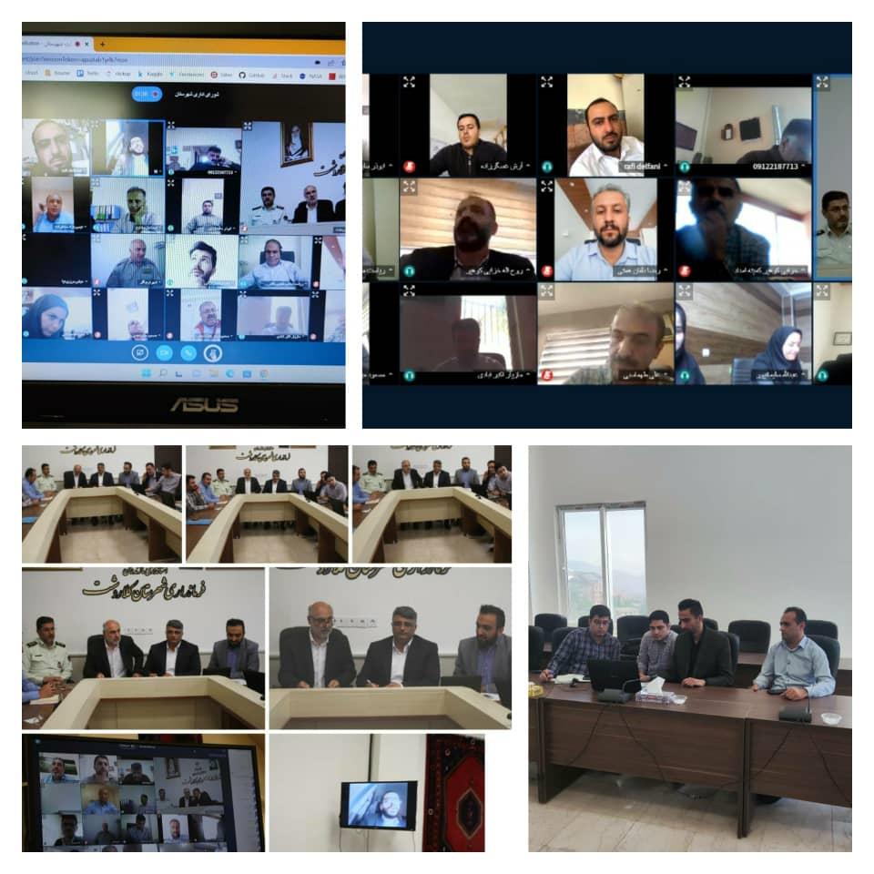 پنل اختصاصی ویدئو کنفرانس فرمانداری های استان مازندران در محل فرمانداری کلاردشت افتتاح شد.